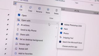 Windows 11 context menu