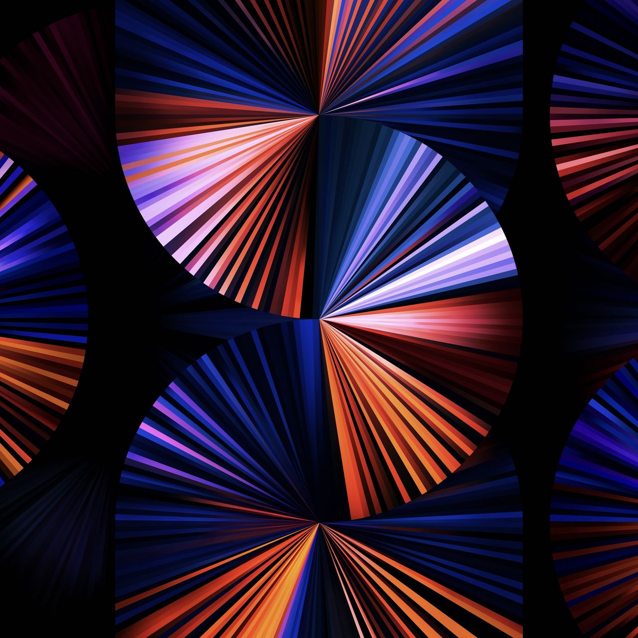 iPad Pro 2021 Dark Purple Wallpaper