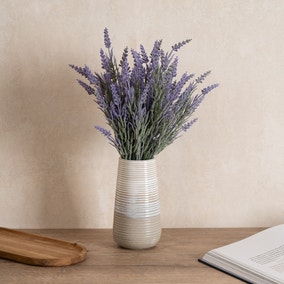 Artificial Lavender Bouquet in Paper Wrap