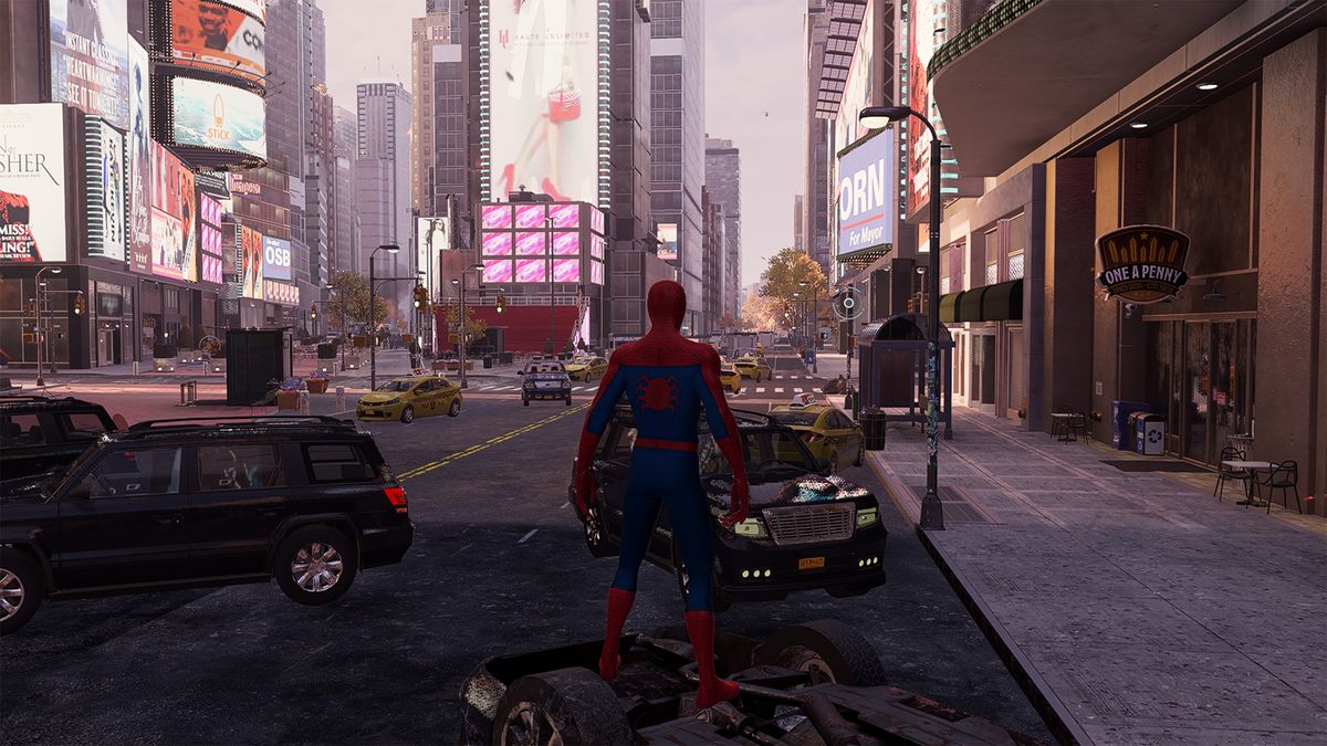 Spider-Man Remastered settings quality comparison