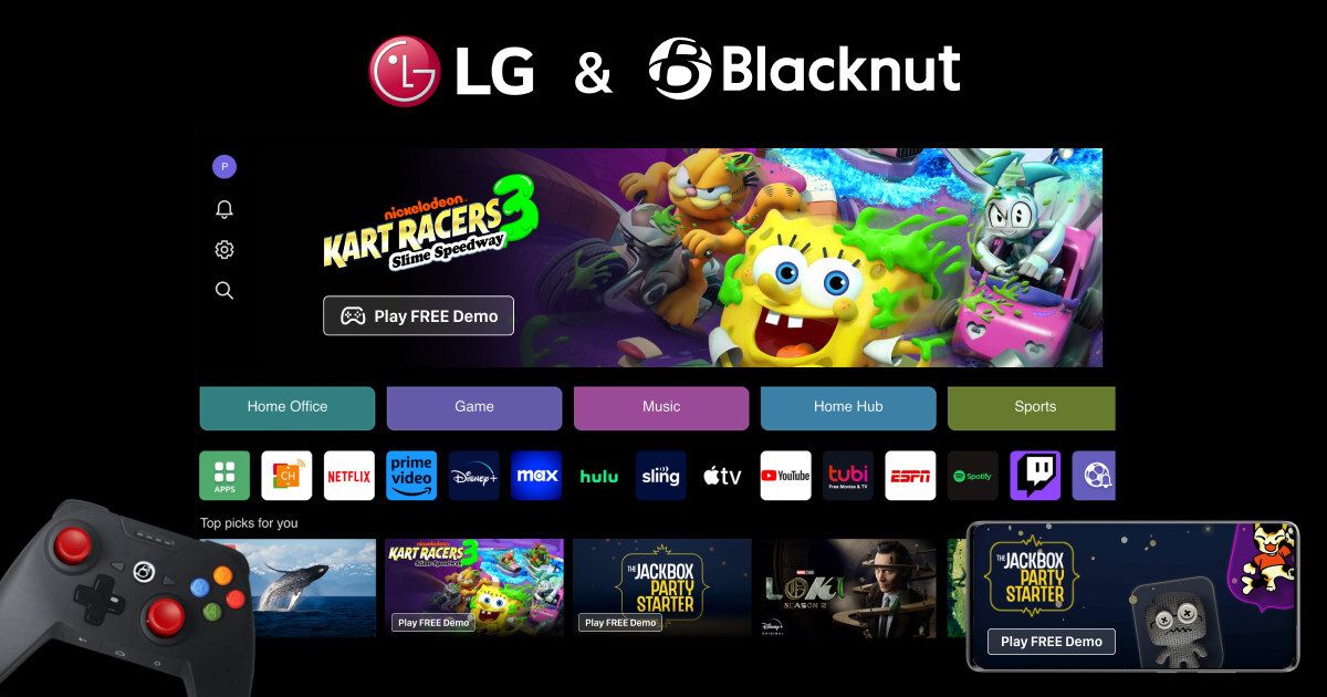 LG And Blacknut Launch Single Game Subscription Services | TV Tech