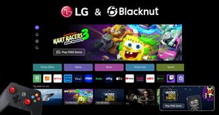 LG and Blacknut interface for games on LG TVs
