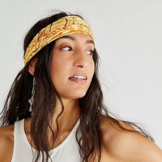 Yellow and Orange Front and Centre Headband