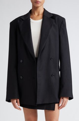 Donau oversized wool coat