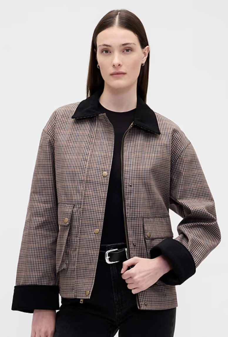 Gap, Plaid Barn Jacket