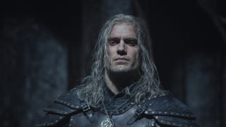 Geralt of Rivia in The Witcher season 2, played by Henry Cavill.