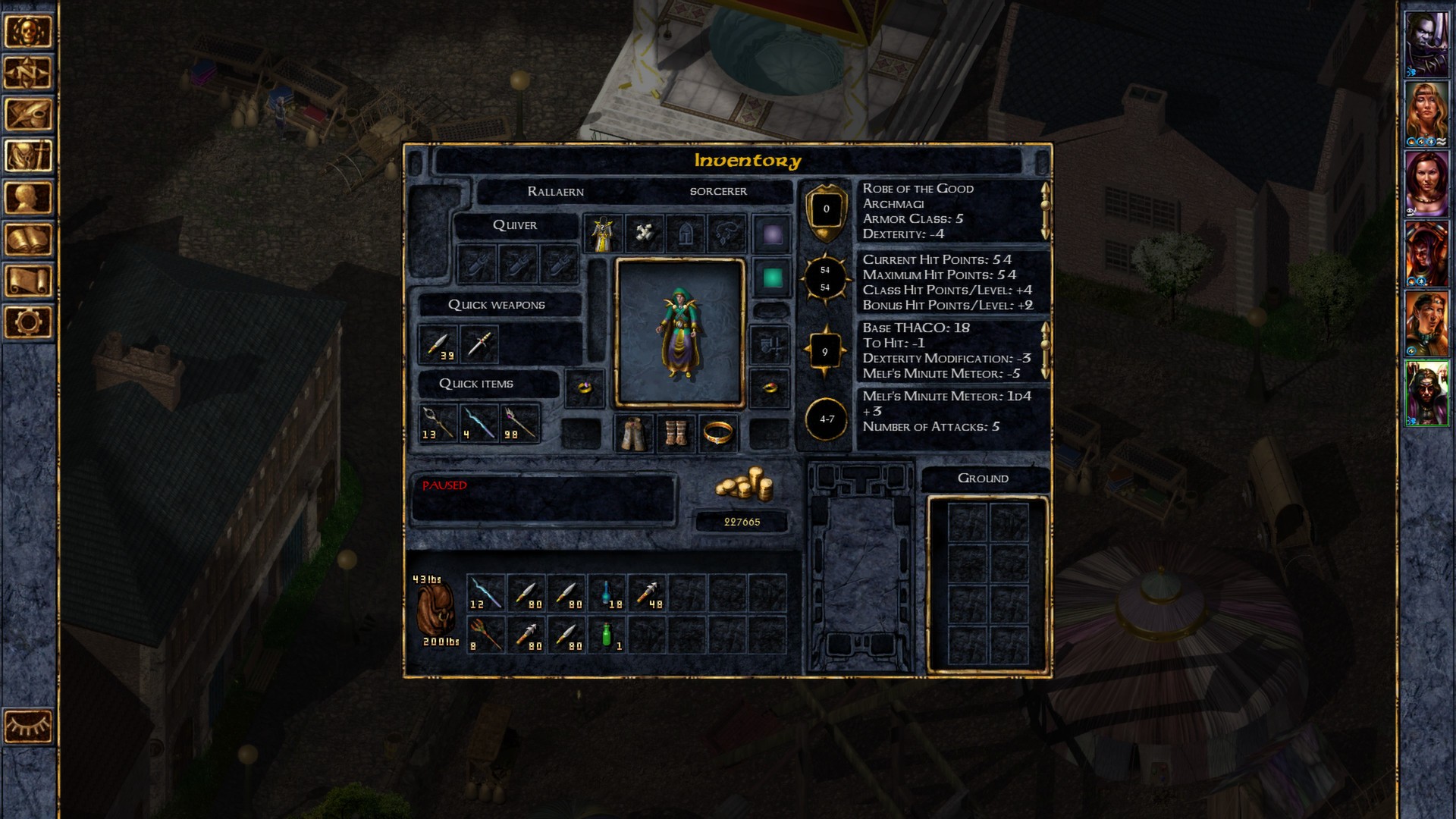 Screenshot from Baldur's Gate Enhanced Edition