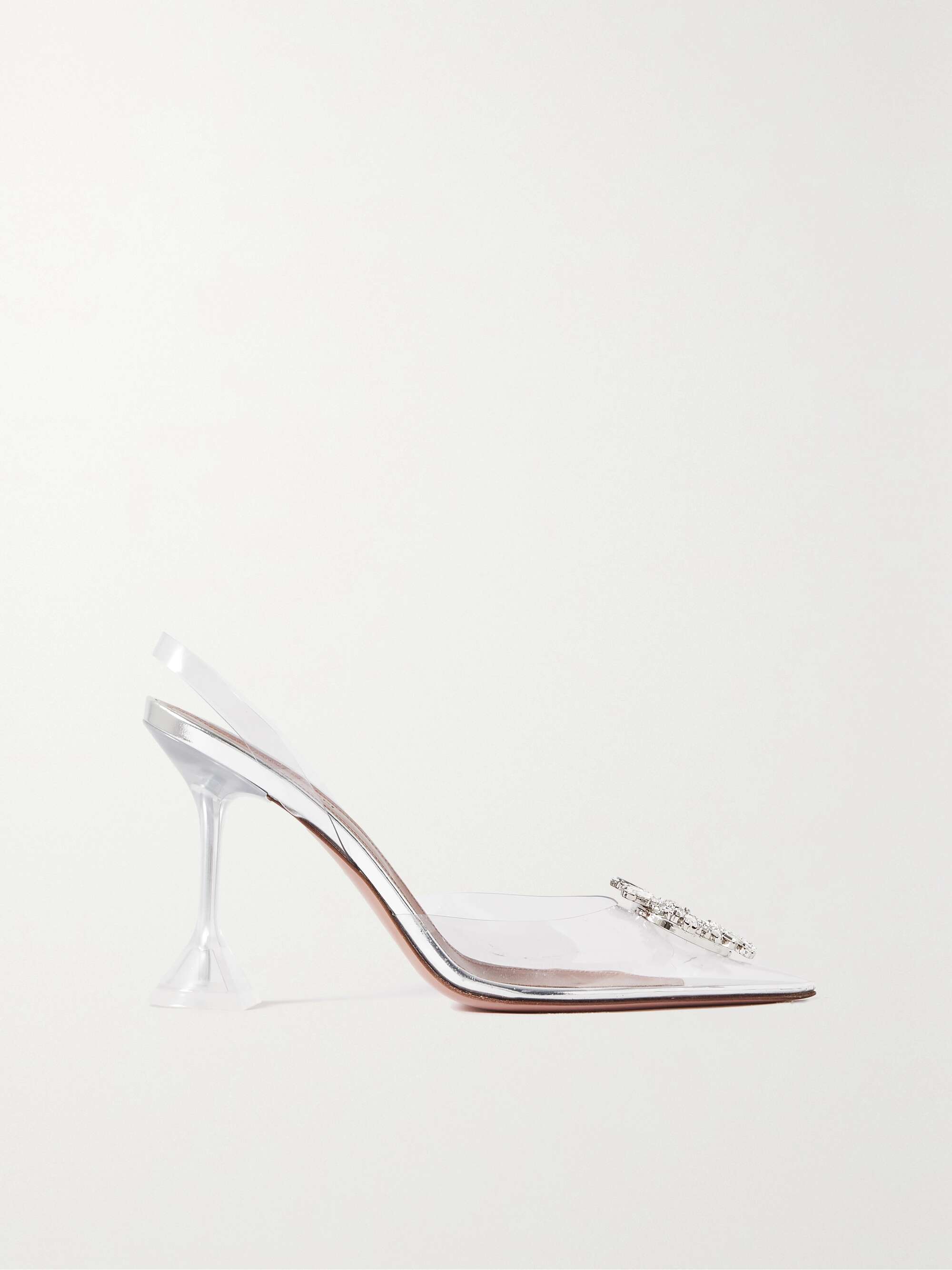 Begum Crystal-Embellished Pvc Slingback Pumps