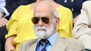 Prince Michael of Kent attends day eight of the Wimbledon Tennis Championships 2023