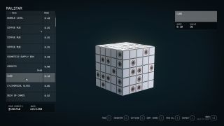 A cube with dots on all sides