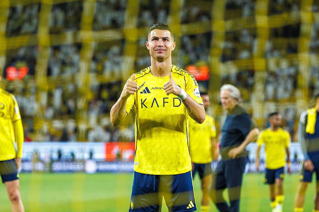 Cristiano Ronaldo in action for Al-Nassr