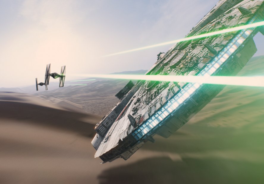 Millennium Falcon in &#039;The Force Awakens&#039;