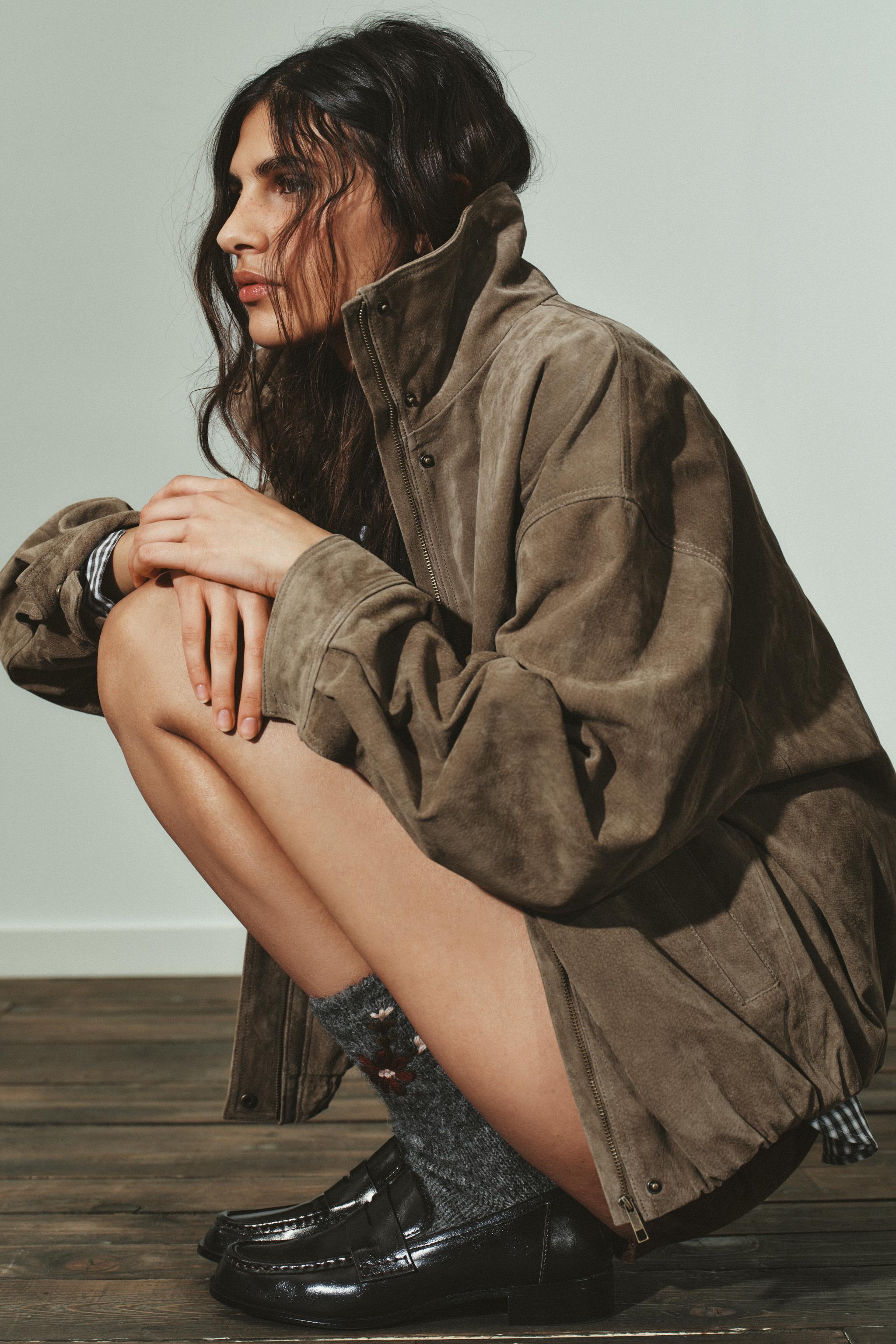 100% Volume Suede Leather Jacket