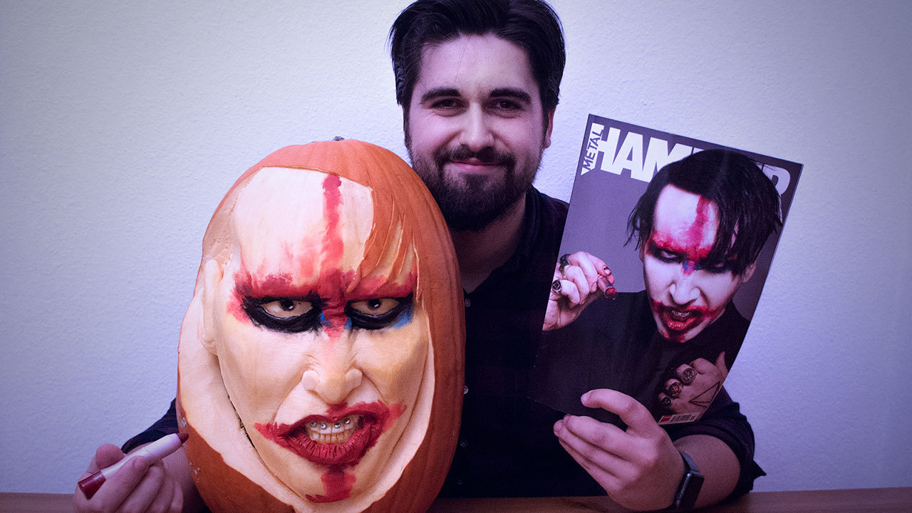 Marilyn Manson pumpkin