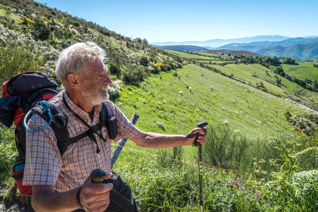 1. Happy retirees work (or play!) at staying healthy