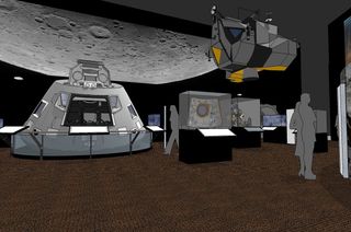 The first production-line Apollo command module, CM-007A, will be swapped out for Columbia, the Apollo 11 spacecraft, when the "Destination Moon" exhibit arrives at The Museum of Flight in Seattle.