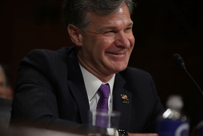 Christopher Wray during his confirmation hearing
