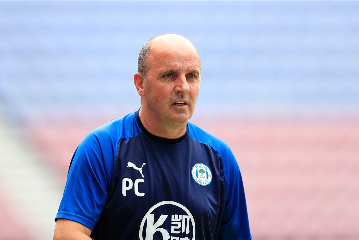 Wigan Athletic manager Paul Cook, 2020
