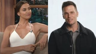 Irina Shayk on The Late Late Show with Craig Ferguson and Tom Brady on Man in the Arena.