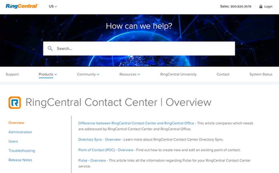 RingCentral Contact Center 4