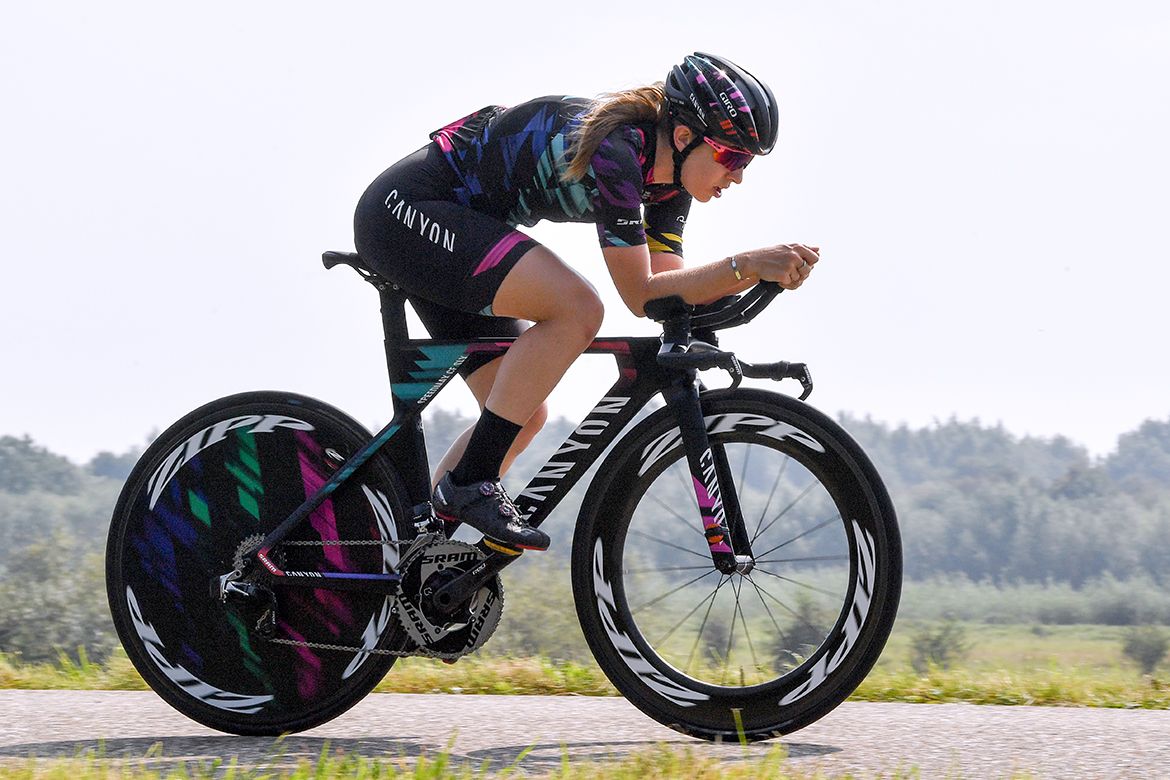 Alexis Ryan riding the Boels Ladies Tour
