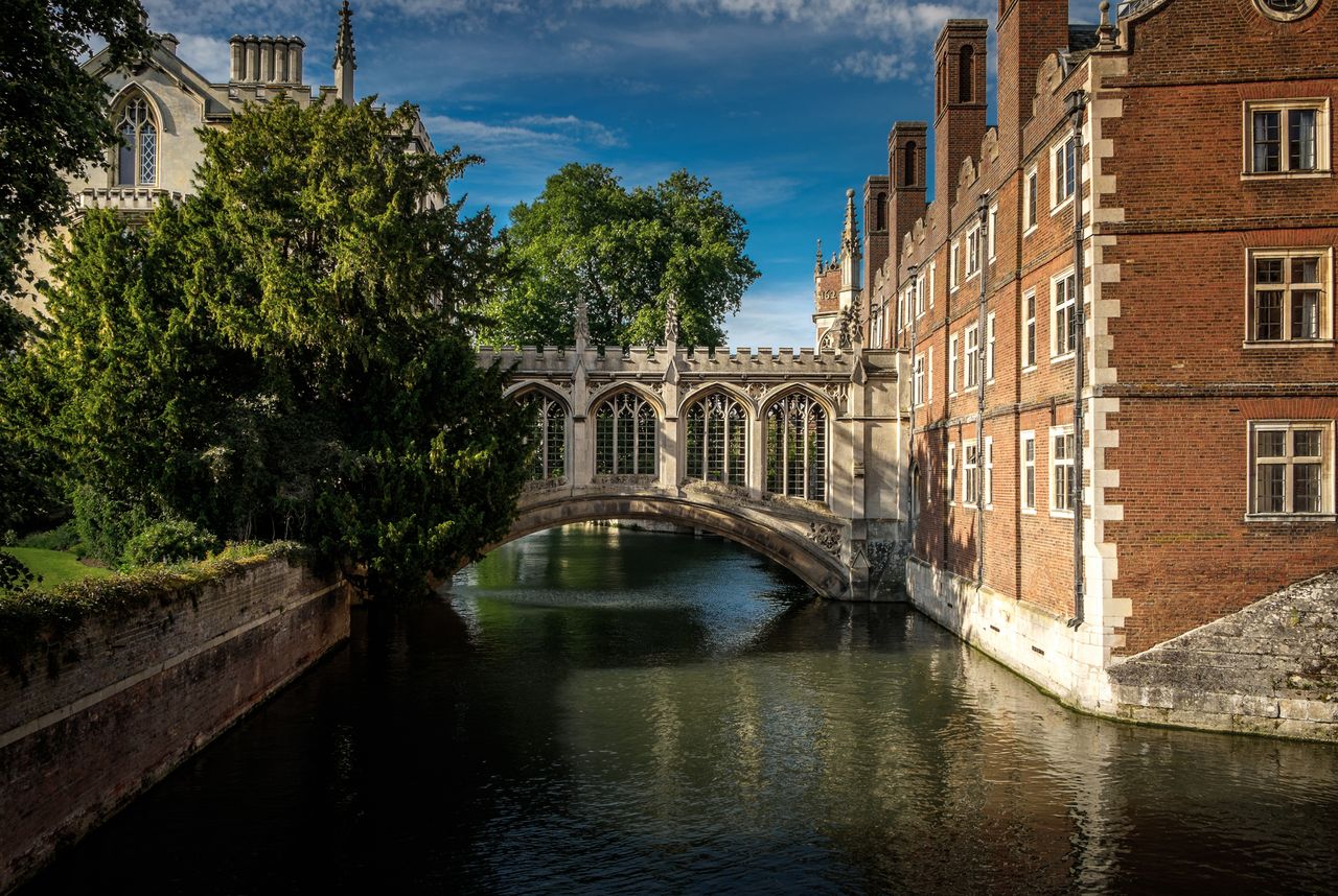 The Bridge of Sighs, Cambridge. A sketch of this exact view was the cover image of Toby&#039;s pad of lined A4 paper as he did his A-Levels about a million years ago. (It was as close as he ever got to going to Cambridge.)