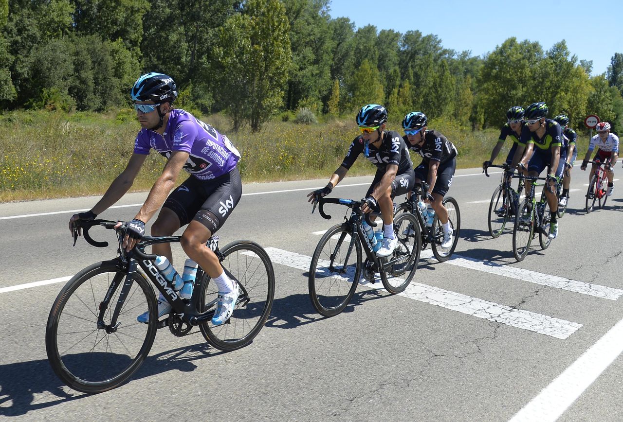 Race leader Mikel Landa (Team Sky)