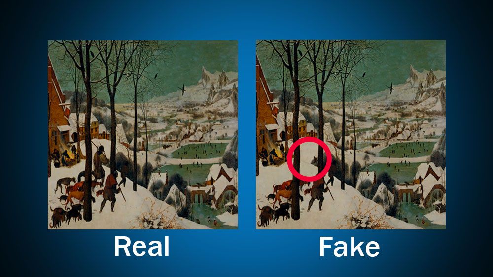 ACNH paintings: THE HUNTERS IN THE SNOW BY PIETER BRUEGEL THE ELDER