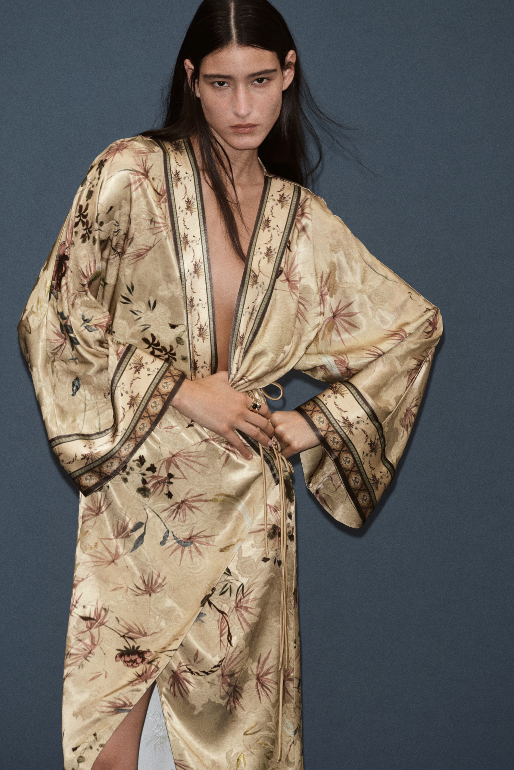H&amp;amp;M, Jacquard-Weave Wrap Dress