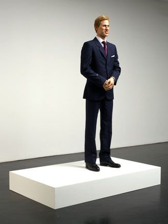 A life-sized wax model of Prince William