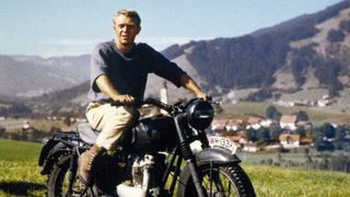 Steve McQueen in The Great Escape