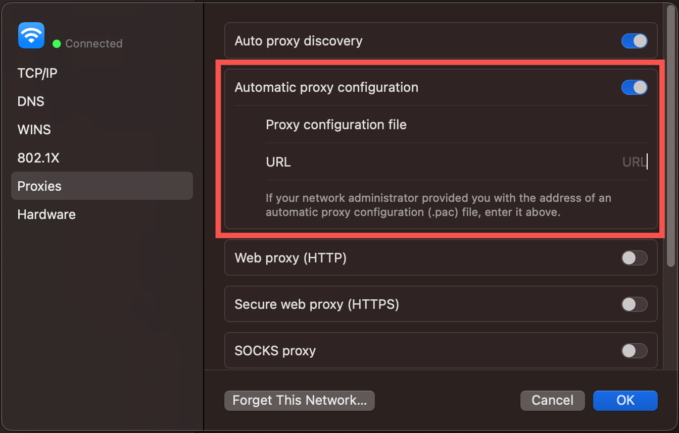 How to set up a proxy server