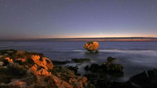 Comet Pan-STARRS Over the Indian Ocean