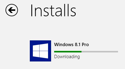 Downloading WIndows 8.1