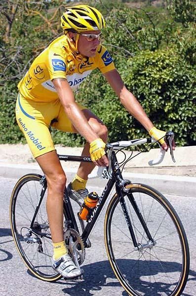 The Dane wears yellow proudly.