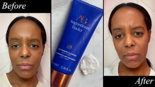 Nykia Spradley using Augustinus Bader The Cream Cleansing Gel