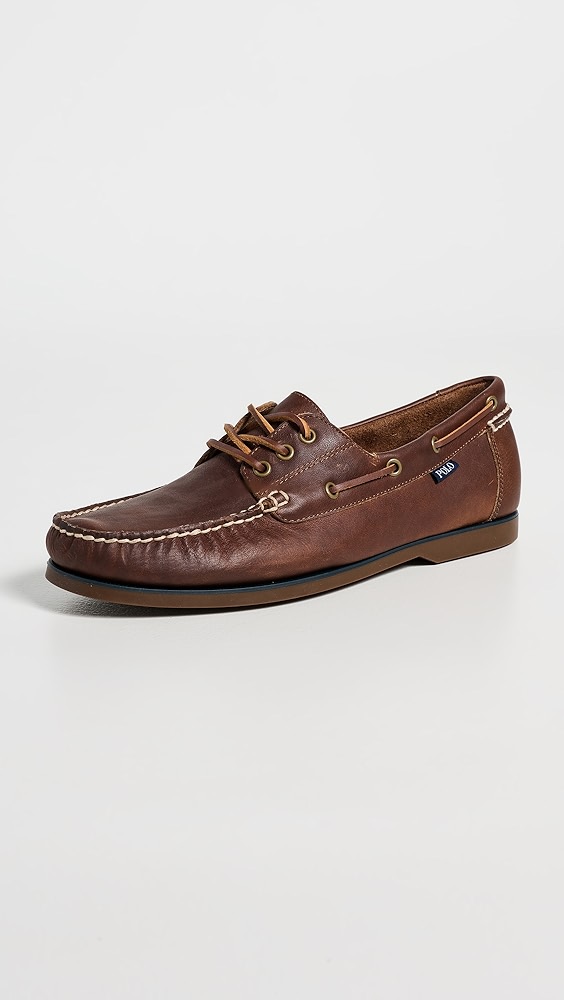 Polo Ralph Lauren Bienne Tumbled Leather Boat Shoes