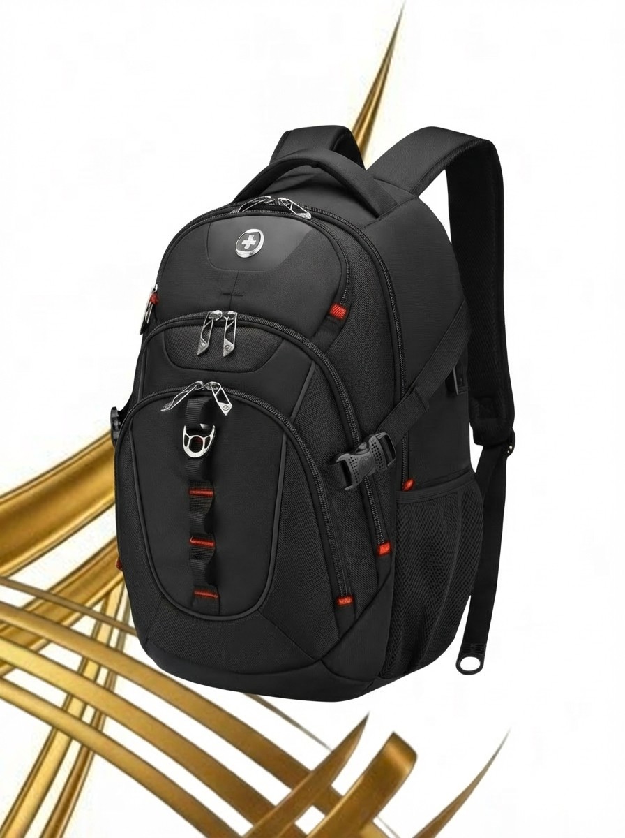 Laptop Backpack with USB Charging Port, 15.6-inch