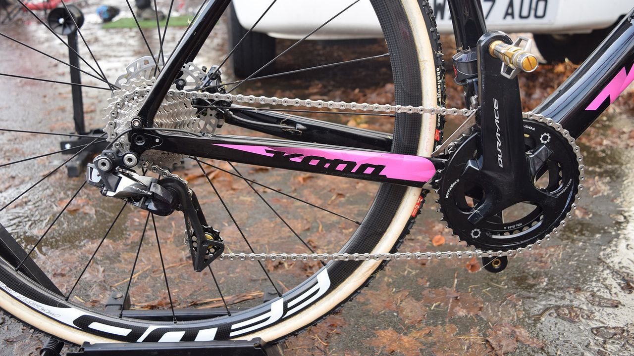 Wyman runs a Shimano Dura-Ace R9170 groupset