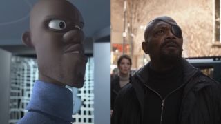 Incredibles Frozone and the MCU's Nick Fury