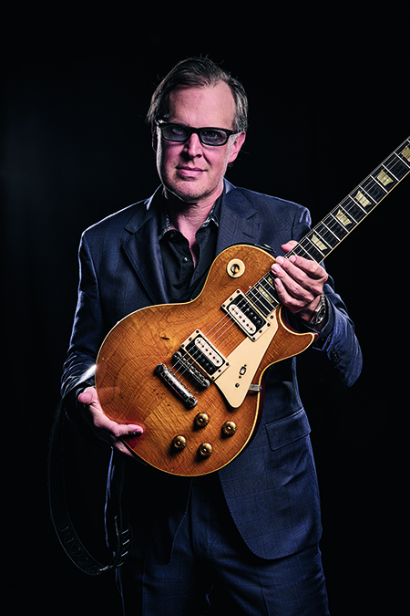 Joe Bonamassa with his Royal Albert Les Paul