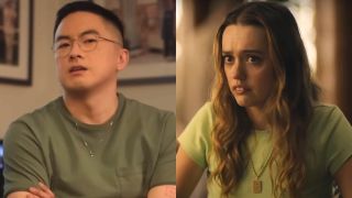 Bowen Yang on Saturday Night Live and Aimee Lou Wood on The /White Lotus.