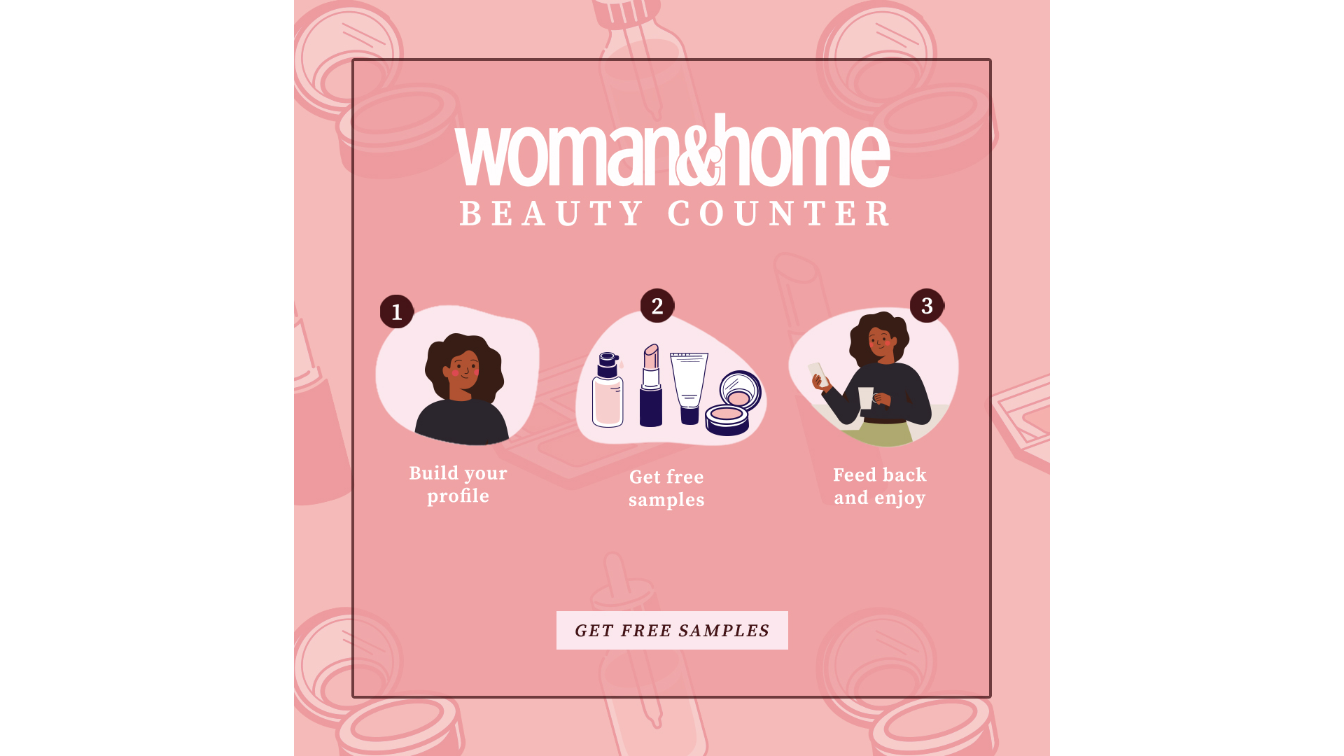 Introducing our exclusive new beauty club woman&home Beauty Counter Woman & Home