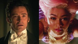 Hugh Jackman and Zendaya in The Greatest Showman.
