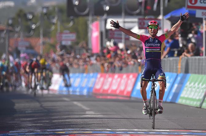 Diego Ulissi (Lampre-Merida) wins stage 4 of the Giro d'Italia