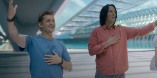 Alex Winter and Keanu Reeves in Bill & Ted Face the Music