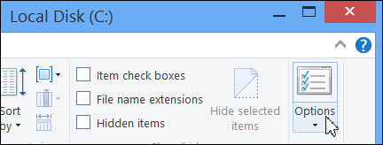 Click options