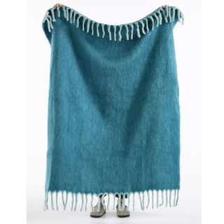 Cozy Cocoon Fringed Throw Blanket