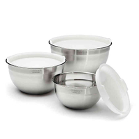 Cuisinart Stainless Steel Mixing Bowl Set with Lids: $39.99 @ Bed Bath &amp; Beyond