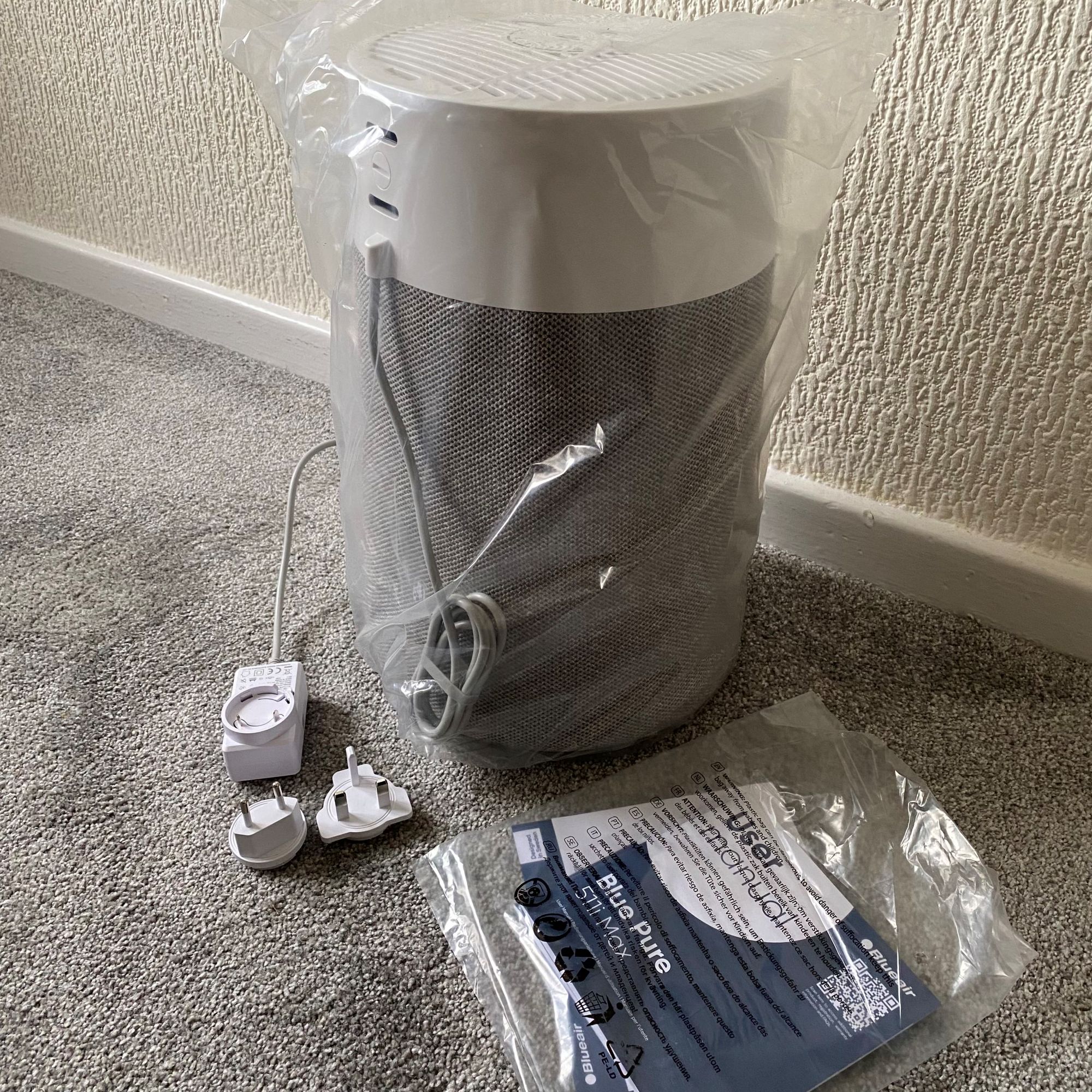 Blueair Blue Pure 511i Max Air Purifier - packaging